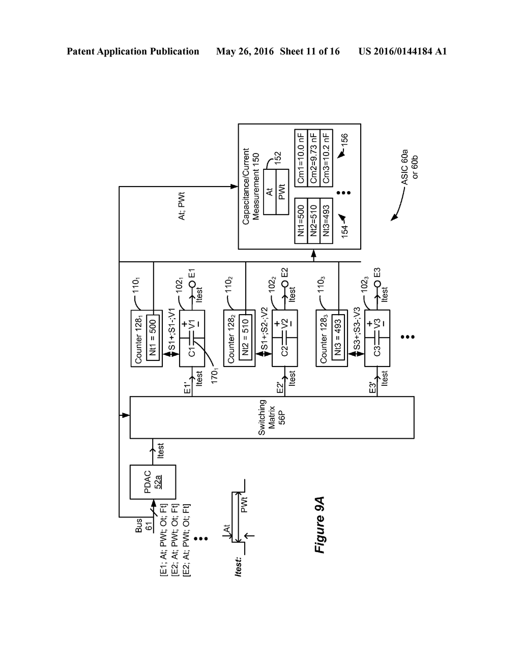 Implantable Stimulator Device Having Charge Measuring Circuitry Useable in     Conjunction with DC-Blocking Capacitors - diagram, schematic, and image 12