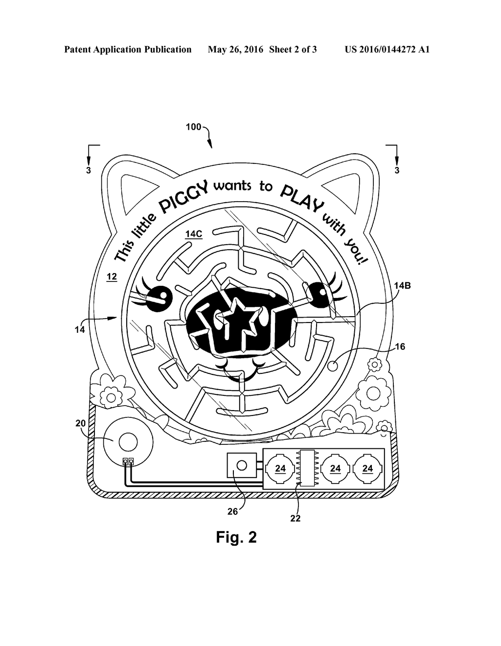 Greeting Card with Interactive Maze Game - diagram, schematic, and image 03