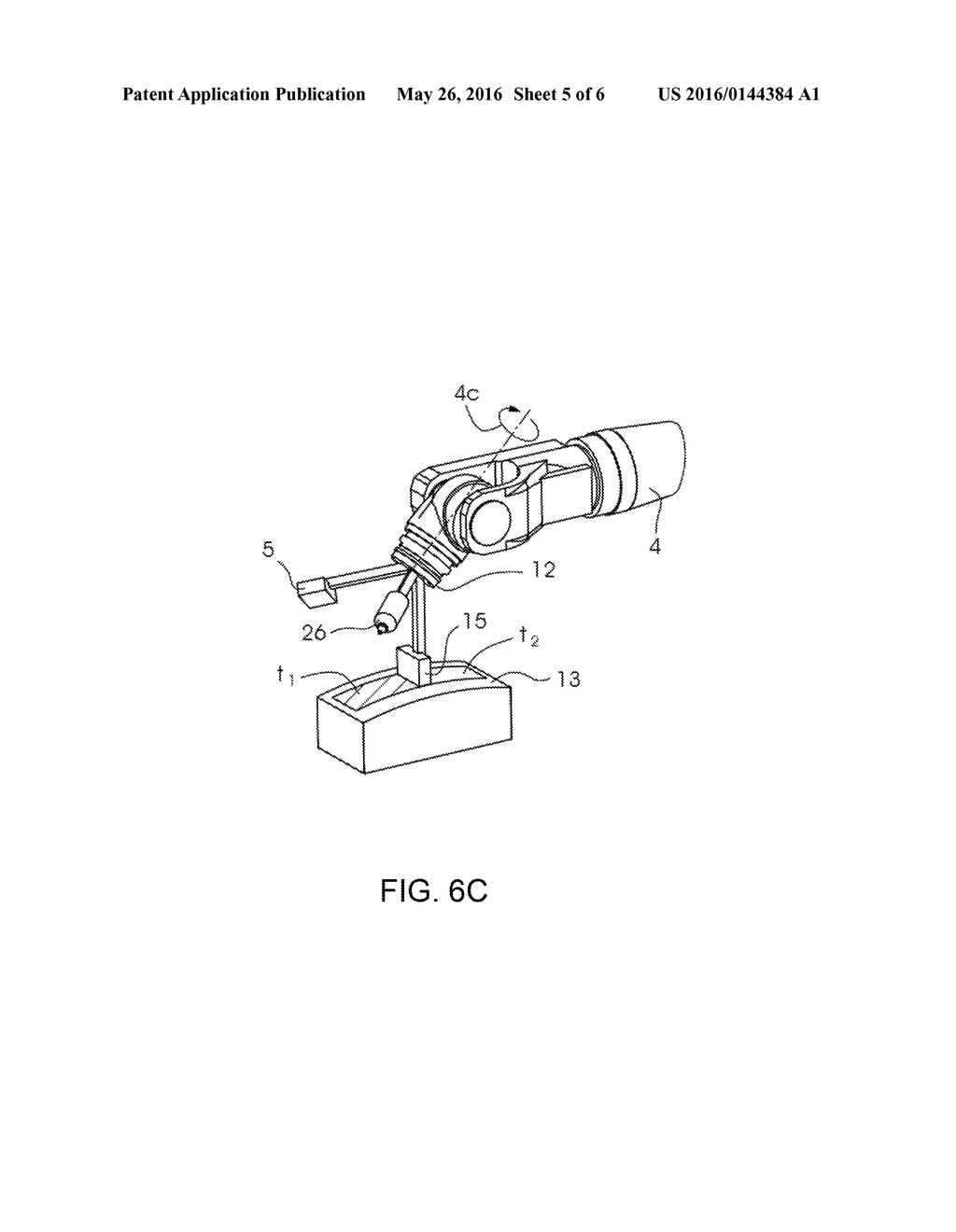 DEVICE FOR IMAGING AND/OR VARNISHING THE SURFACES OF OBJECTS - diagram, schematic, and image 06