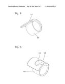 METERING DISPENSER FOR DISCHARGING AN IN PARTICULAR PASTY OR VISCOUS     MATERIAL, SUCH AS COSMETIC CREAM, ADHESIVE, AND THE LIKE diagram and image