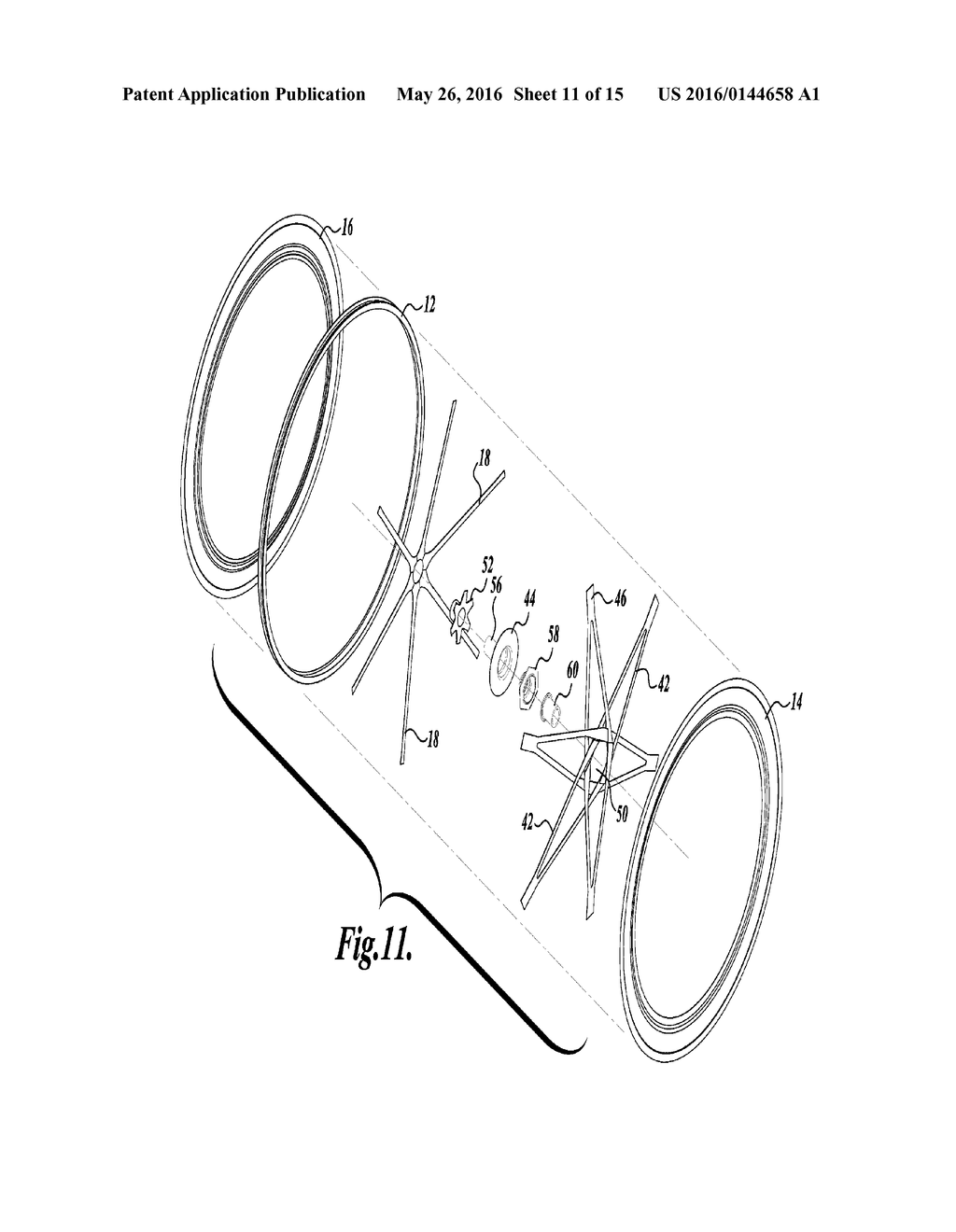 COMPOSITE FIBER BICYCLE WHEELS - diagram, schematic, and image 12