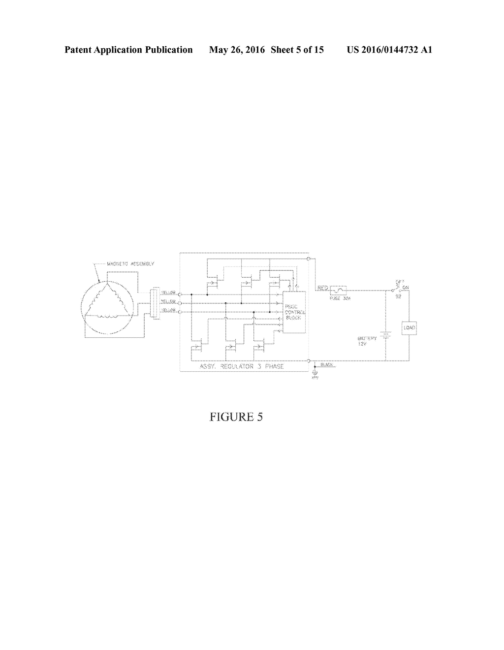 THREE PHASE REGULATOR RECTIFIER FOR AUTOMOTIVE BATTERY CHARGING AND     CONTROL APPLICATION SUITABLE FOR OF A TWO WHEELED VEHICLE - diagram, schematic, and image 06