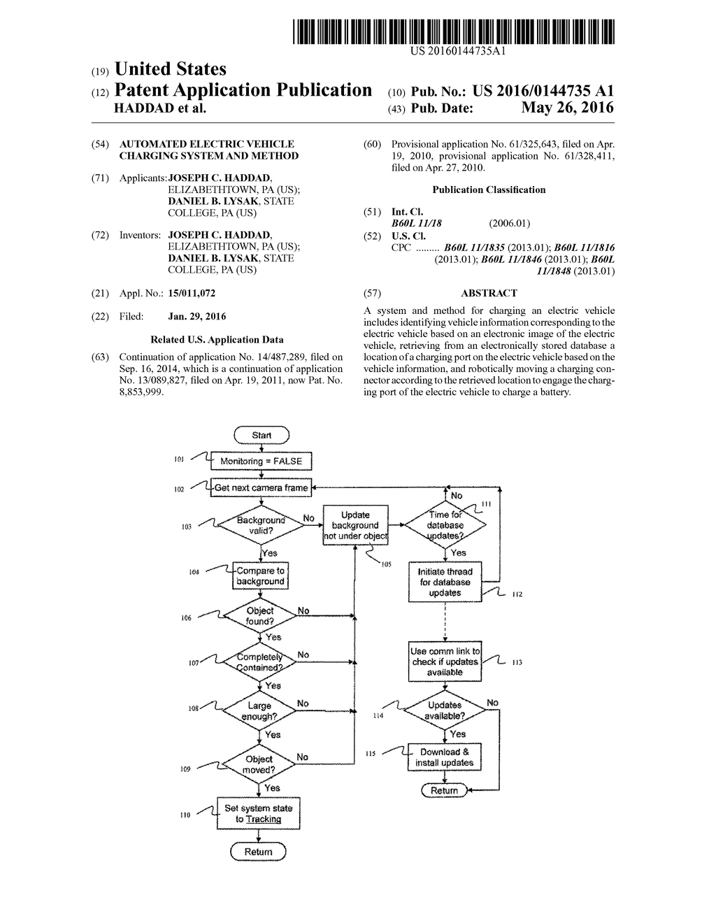 AUTOMATED ELECTRIC VEHICLE CHARGING SYSTEM AND METHOD - diagram, schematic, and image 01