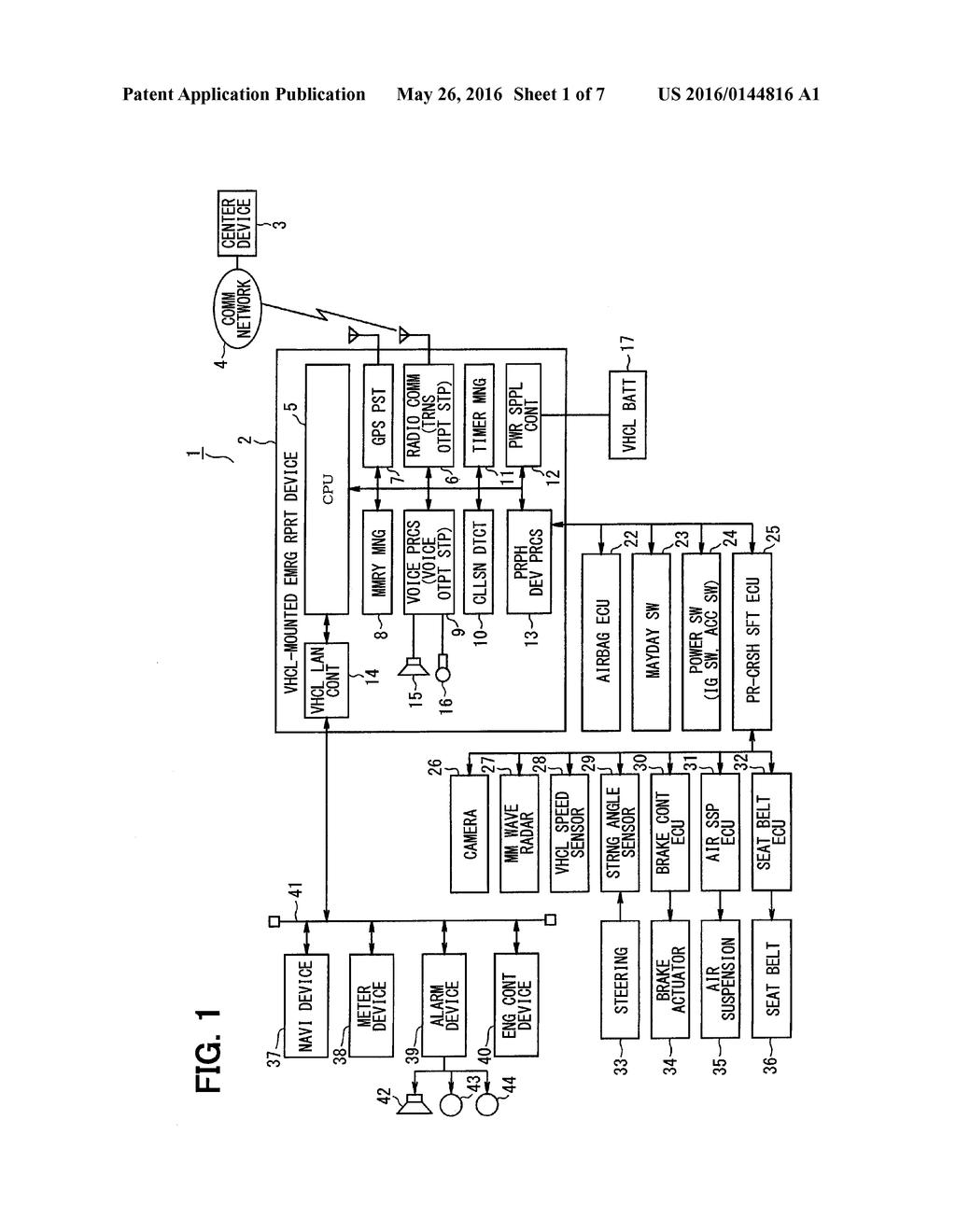 VEHICLE-MOUNTED EMERGENCY REPORT DEVICE - diagram, schematic, and image 02