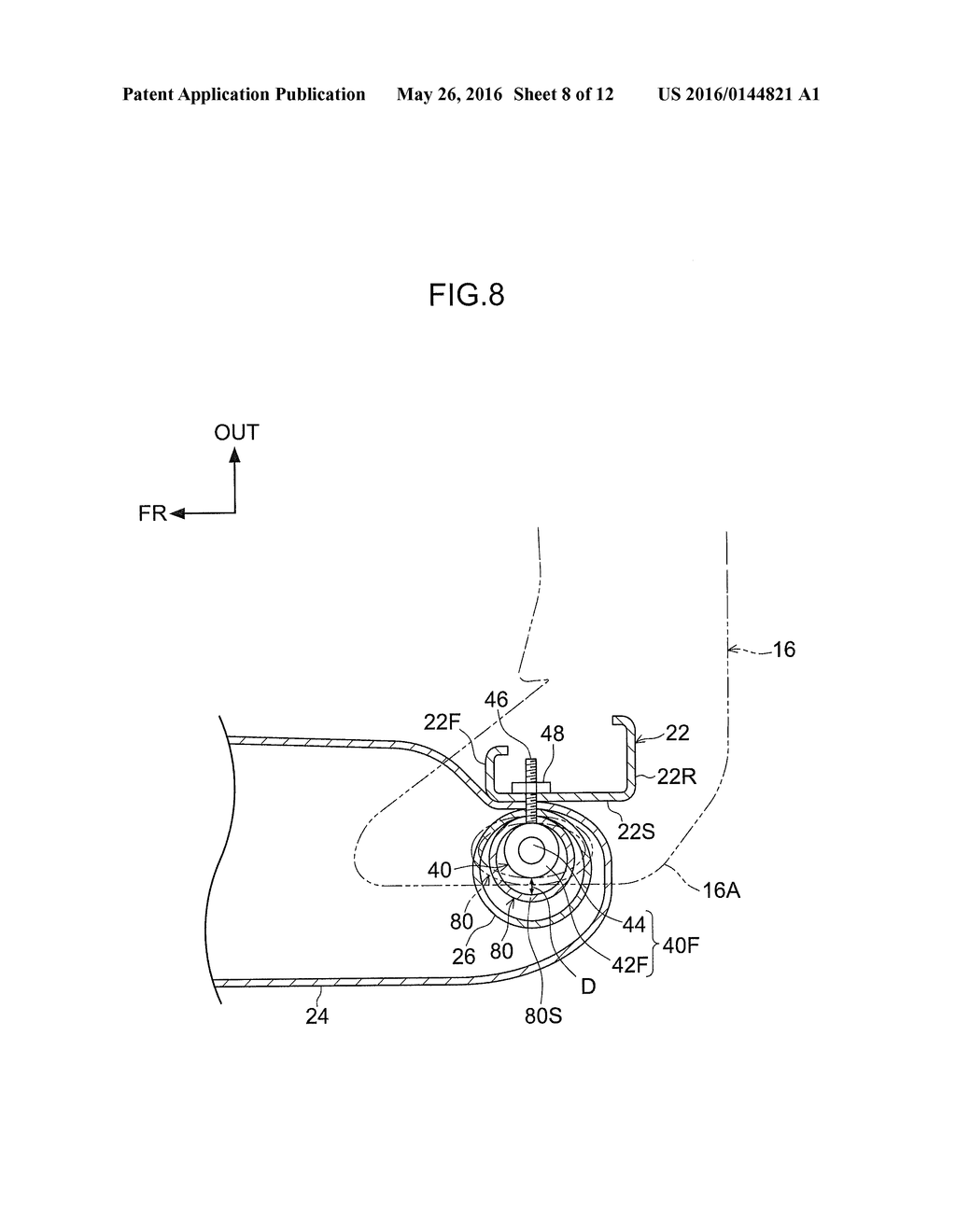 FAR SIDE AIRBAG DEVICE FOR VEHICLE - diagram, schematic, and image 09