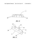 DEVICE FOR LATERAL SPRAYING OF A WASHING LIQUID FOR A WIPER ARM FOR A     SYSTEM FOR WIPING A PANE OF A MOTOR VEHICLE diagram and image