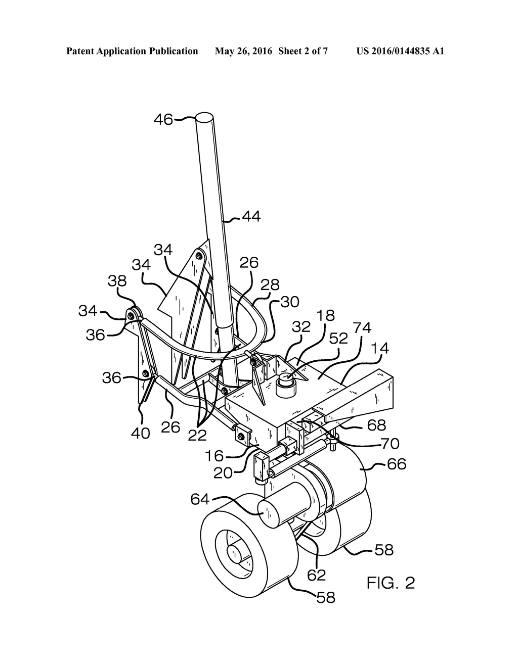 Trailer Steering Assembly - diagram, schematic, and image 03