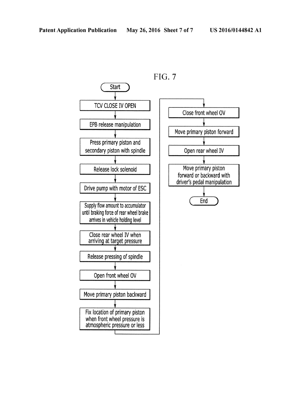 METHOD OF CONTROLLING BRAKING SYSTEM USING BRAKING DEVICE HAVING     ELETROMECHANICAL PARKING FUNCTION - diagram, schematic, and image 08