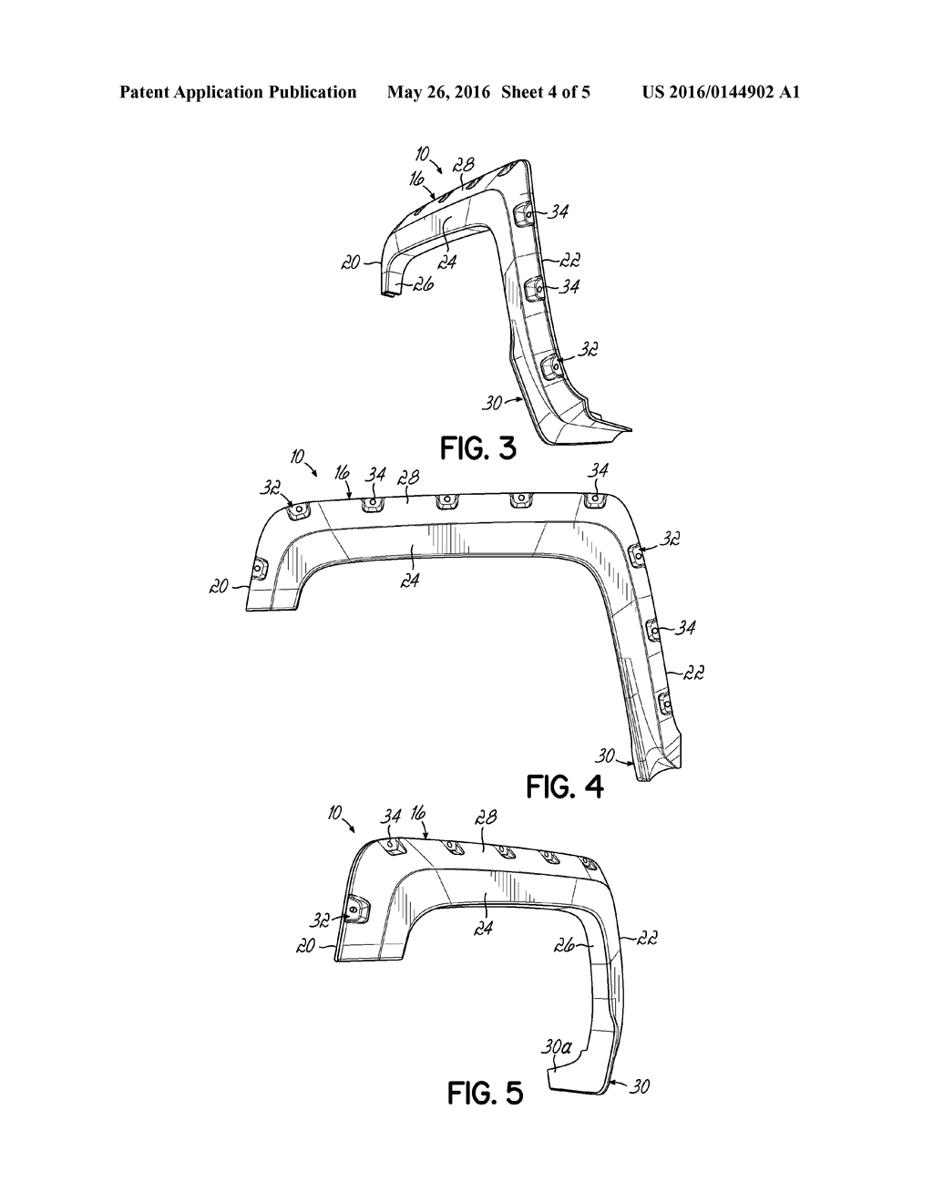 Vehicle Fender Flare With An Integral Mud Flap - diagram, schematic, and image 05