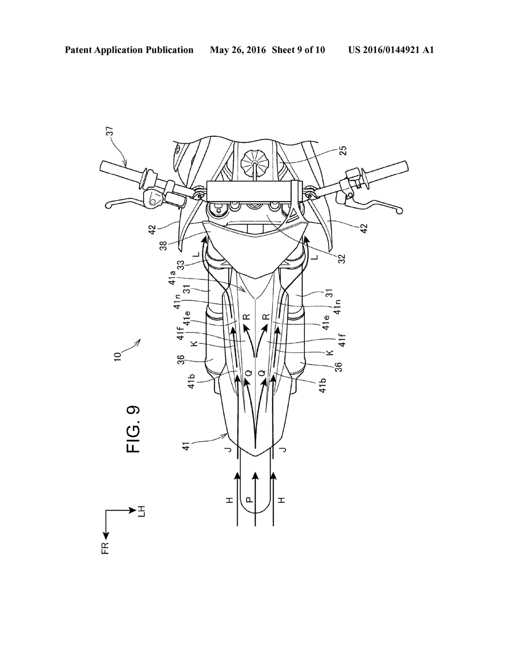 FRONT FENDER OF SADDLE-TYPE VEHICLE - diagram, schematic, and image 10