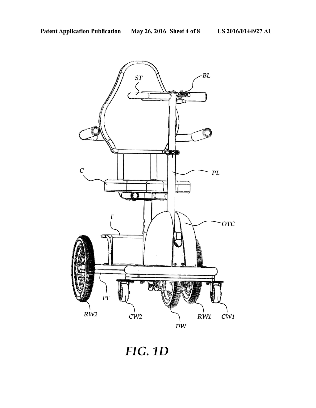 Scooter Generating Power By Rowing In Both Directions - diagram, schematic, and image 05