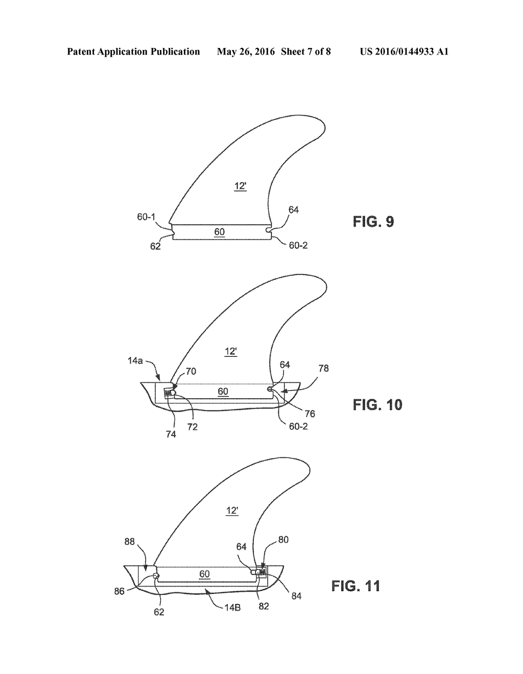 DETACHABLE FINS AND FIN ASSEMBLIES FOR WATERSPORT BOARDS - diagram, schematic, and image 08