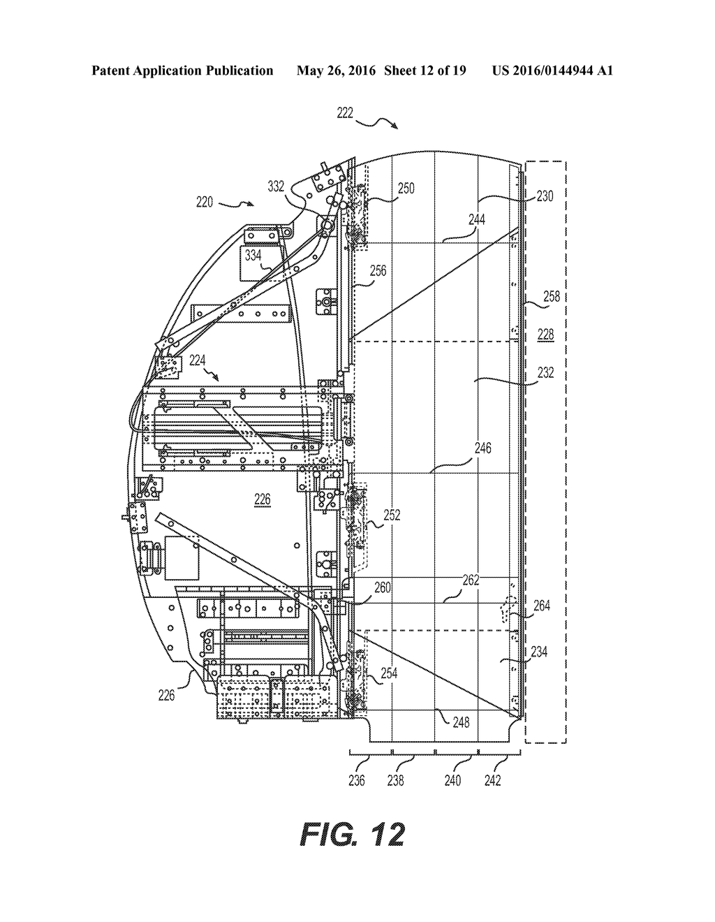 DOOR FOR AN AIRCRAFT - diagram, schematic, and image 13