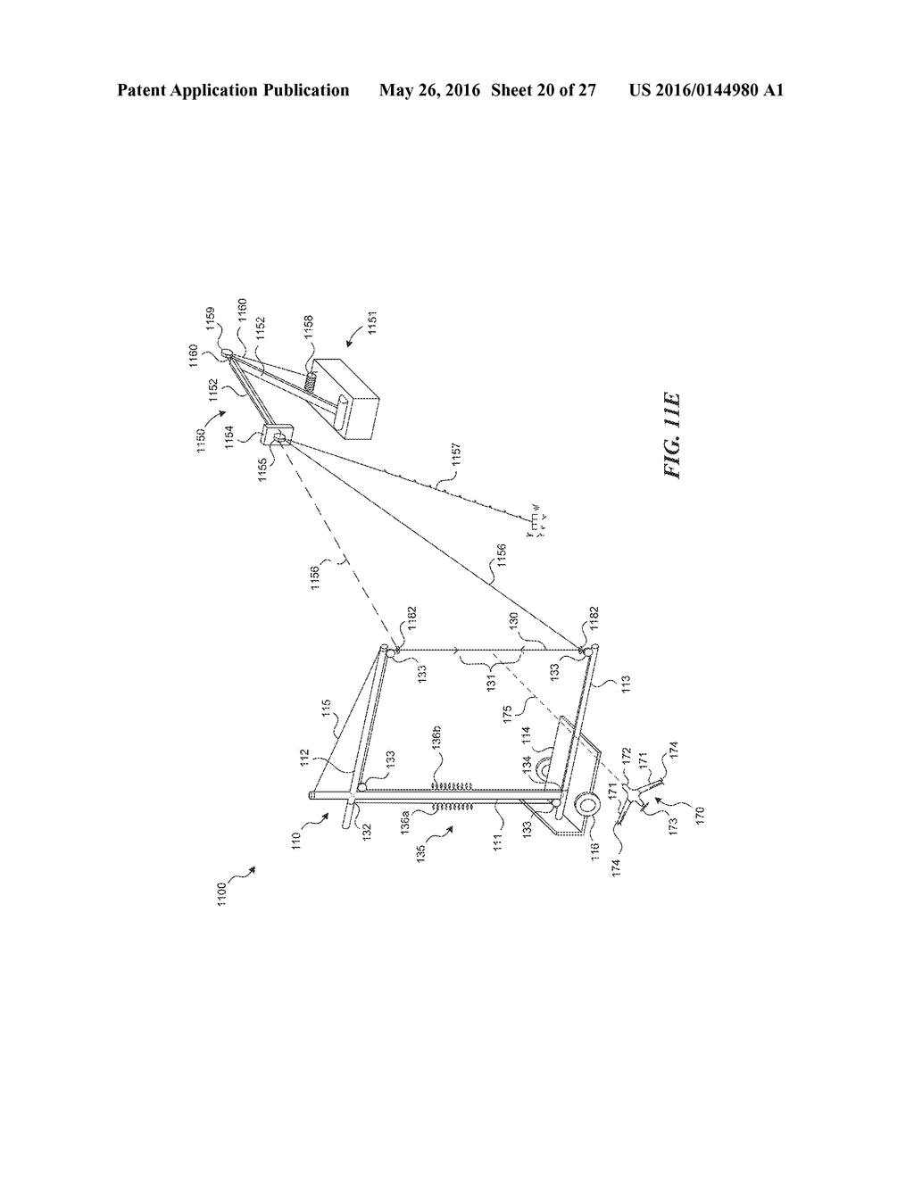 CAPTURE DEVICES FOR UNMANNED AERIAL VEHICLES, INCLUDING TRACK-BORNE     CAPTURE LINES, AND ASSOCIATED SYSTEMS AND METHODS - diagram, schematic, and image 21