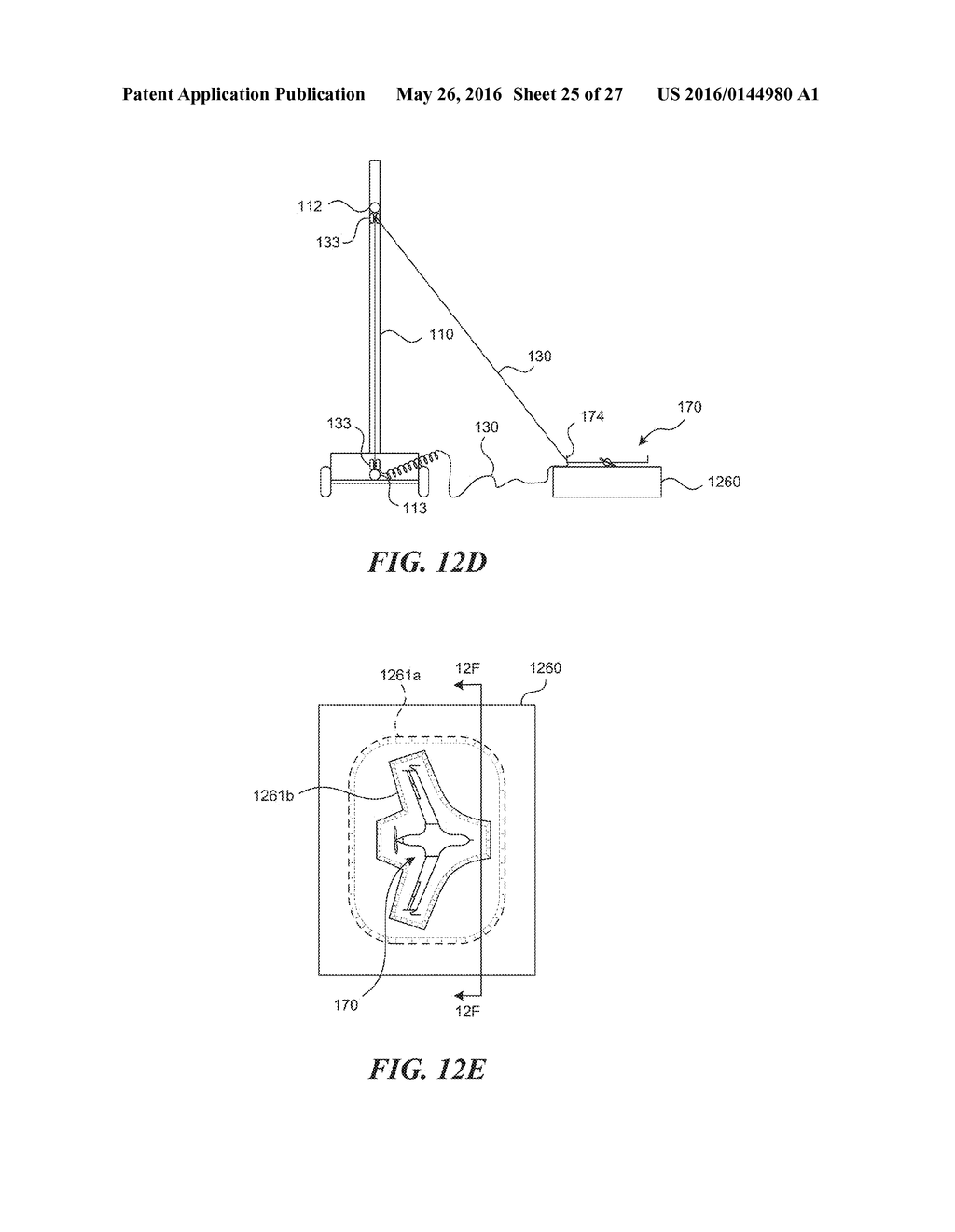 CAPTURE DEVICES FOR UNMANNED AERIAL VEHICLES, INCLUDING TRACK-BORNE     CAPTURE LINES, AND ASSOCIATED SYSTEMS AND METHODS - diagram, schematic, and image 26