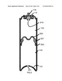 DISPENSER WITH A RESERVOIR COMPRISING A DIVIDER OR A POROUS MATERIAL diagram and image