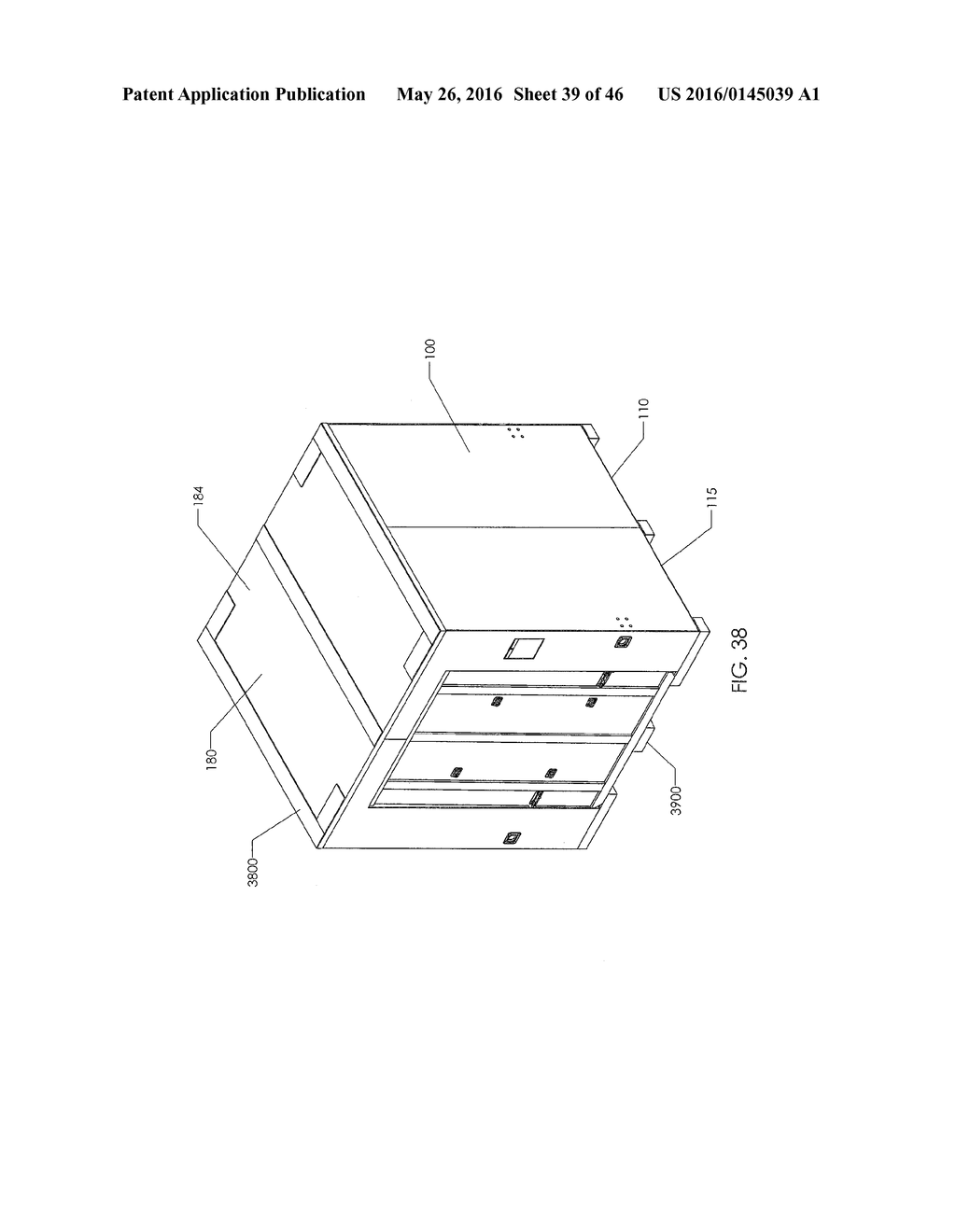 MODULAR SHIPPING CONTAINER, SYSTEM, AND METHOD - diagram, schematic, and image 40