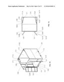 MODULAR SHIPPING CONTAINER HAVING HINGED DOORS, SYSTEM, AND METHOD diagram and image