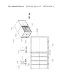 MODULAR SHIPPING CONTAINER HAVING HINGED DOORS, SYSTEM, AND METHOD diagram and image