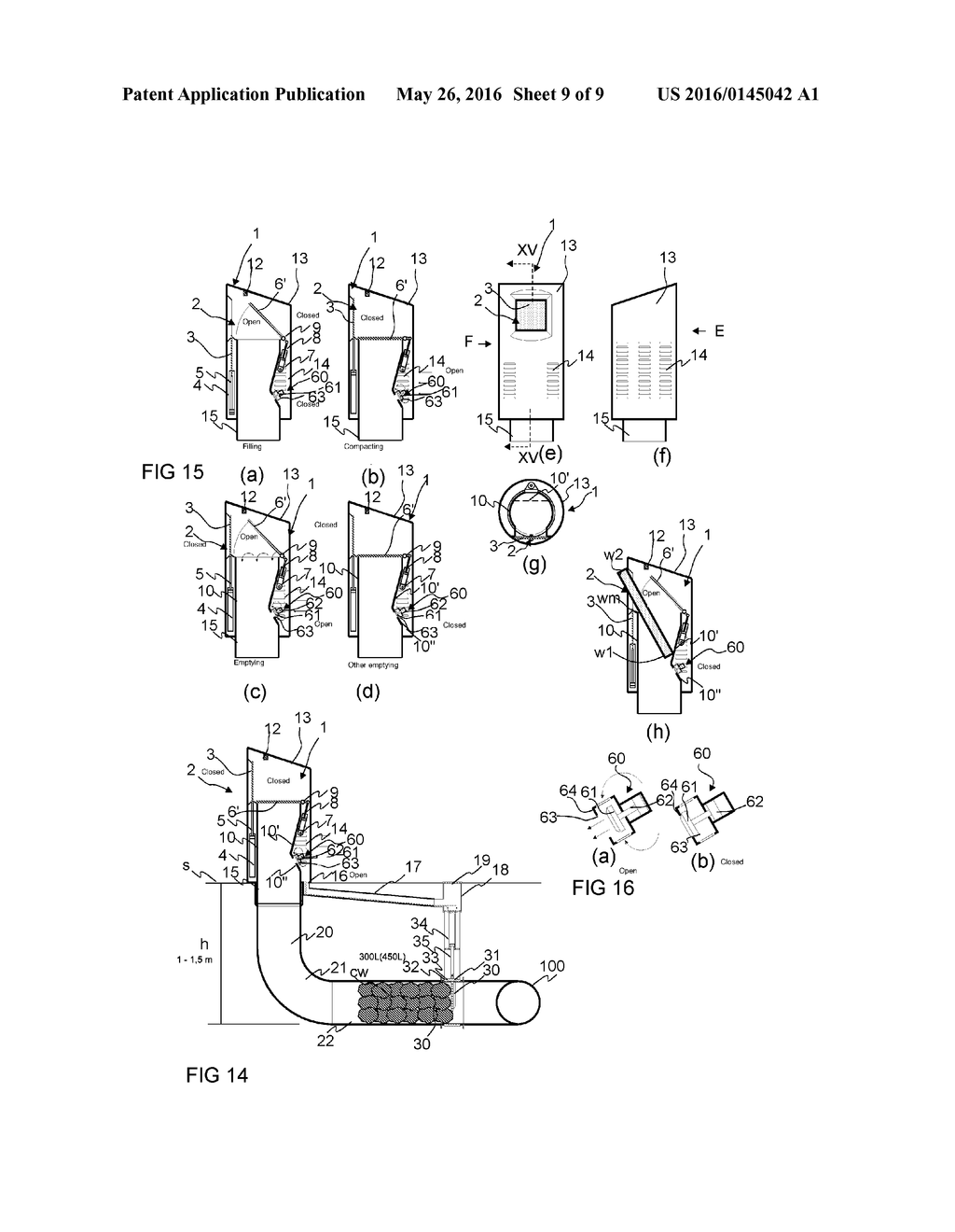 METHOD AND APPARATUS FOR FEEDING IN AND HANDLING WASTE MATERIAL - diagram, schematic, and image 10