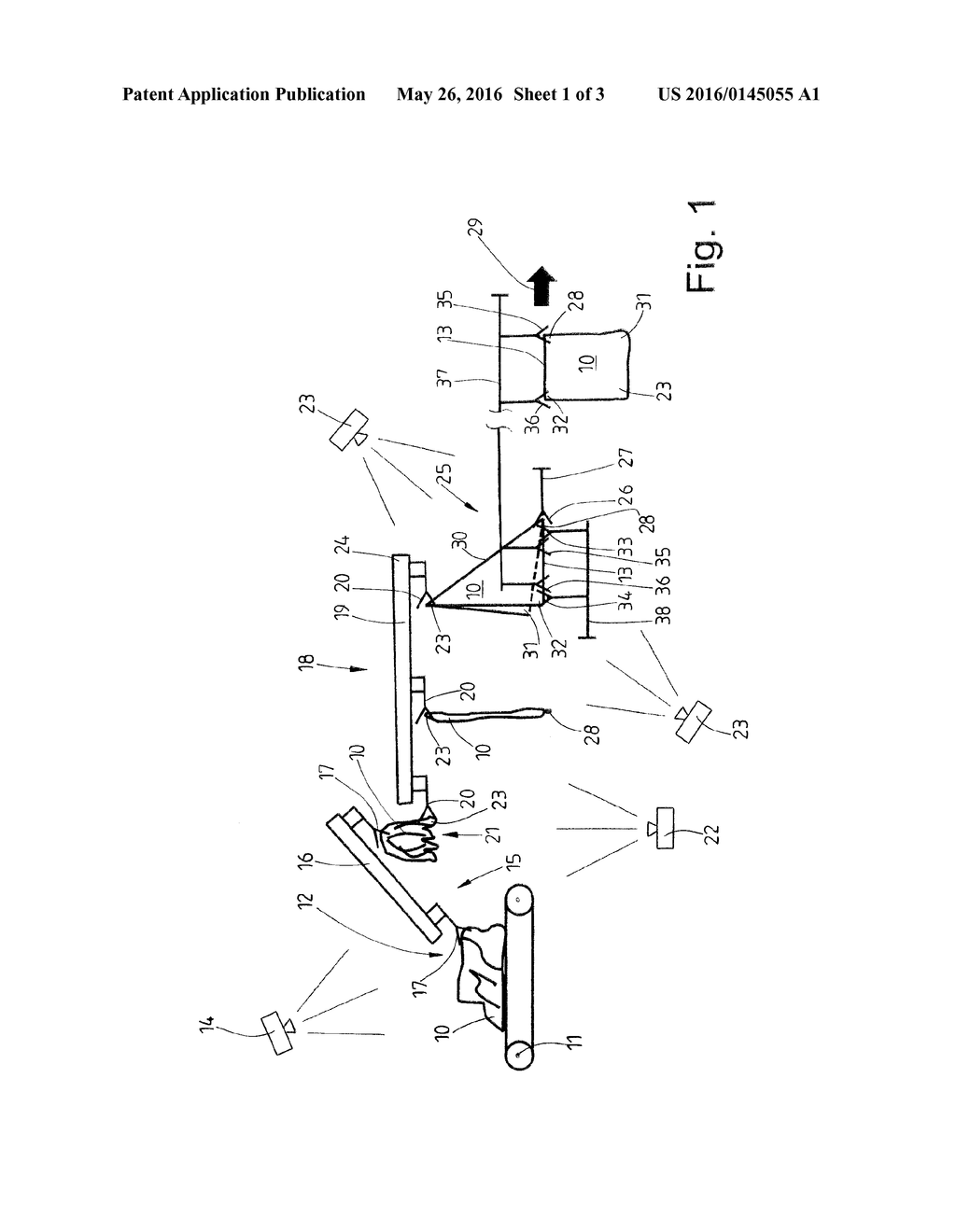 METHOD AND APPARATUS FOR FEEDING ITEMS OF LAUNDRY TO A MANGLE OR TO SOME     OTHER LAUNDRY-TREATMENT ARRANGEMENT - diagram, schematic, and image 02