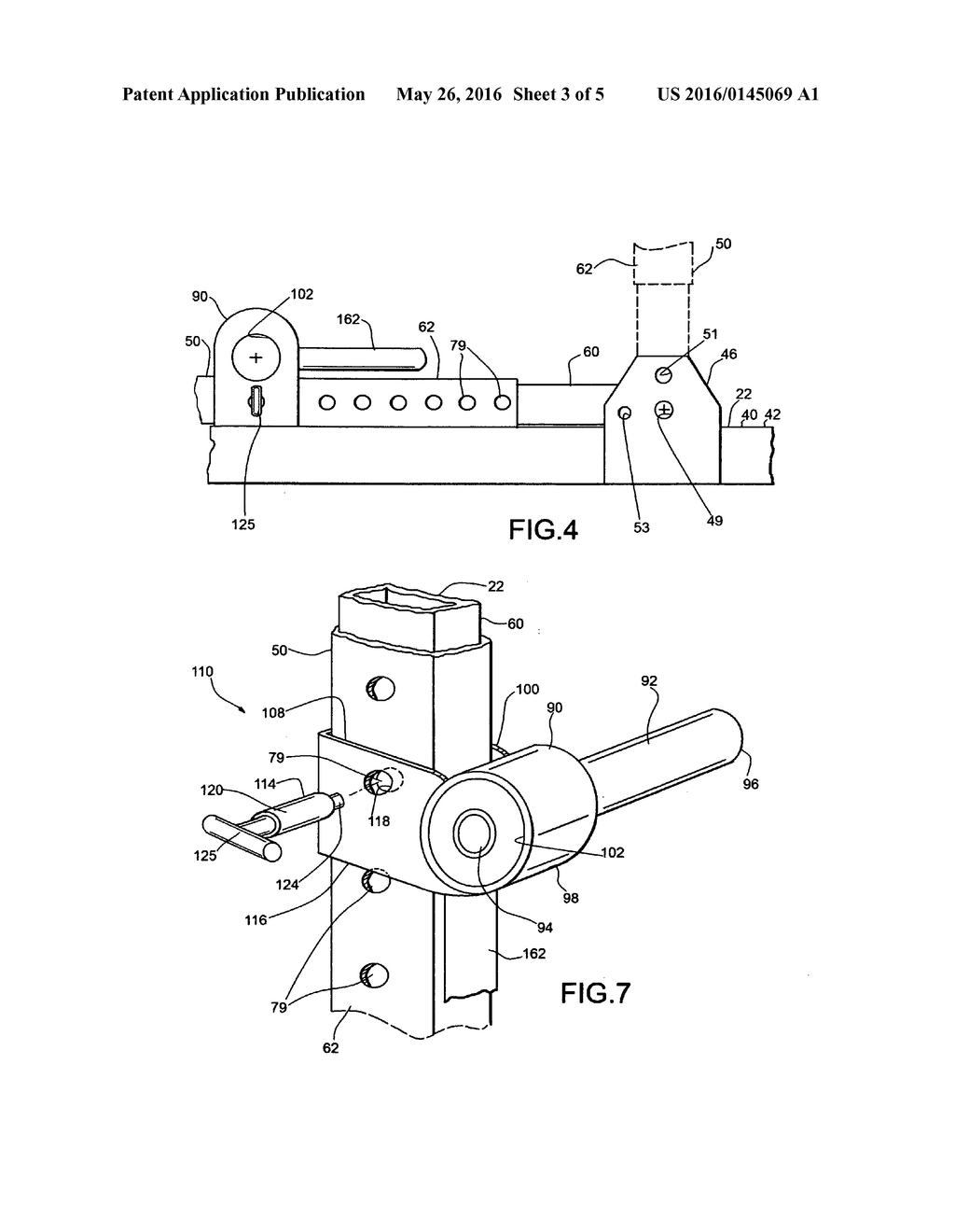 Apparatus for lifting and supporting an item for holding windable material - diagram, schematic, and image 04