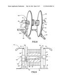 Apparatus for lifting and supporting an item for holding windable material diagram and image