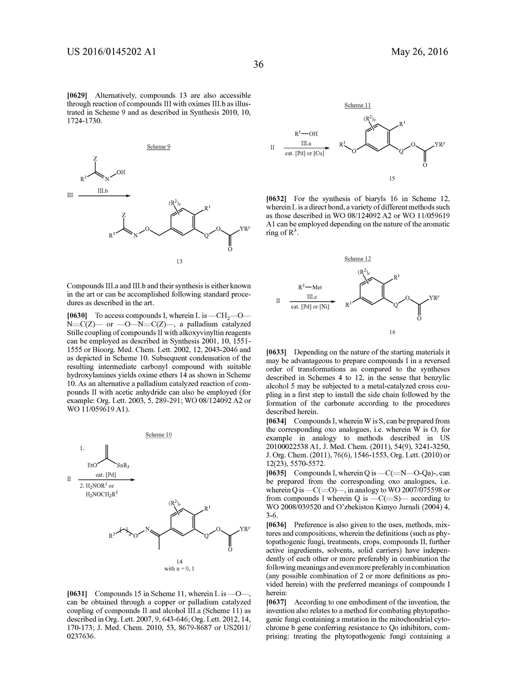Strobilurin Type Compounds for Combating Phytopathogenic Fungi - diagram, schematic, and image 37