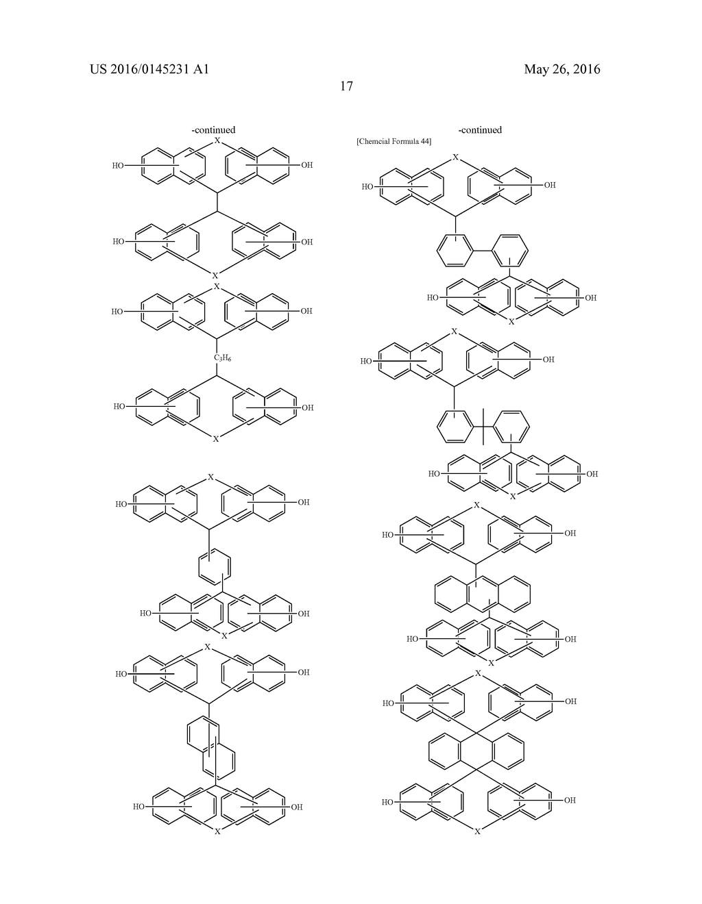 RESIST COMPOSITION, METHOD FOR FORMING RESIST PATTERN, POLYPHENOLIC     COMPOUND FOR USE IN THE COMPOSITION, AND ALCOHOLIC COMPOUND THAT CAN BE     DERIVED THEREFROM - diagram, schematic, and image 18