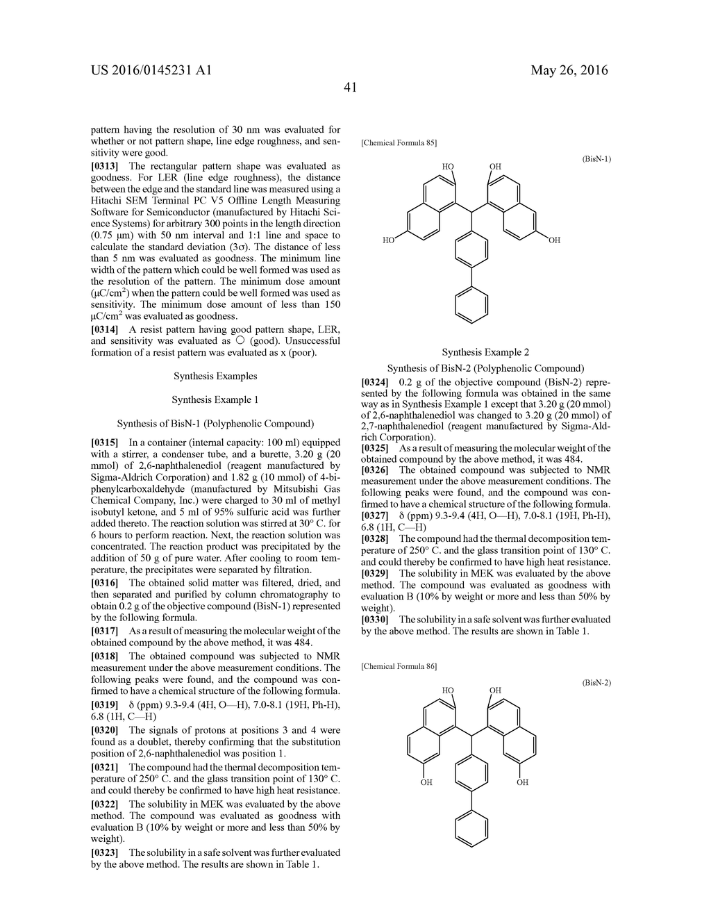 RESIST COMPOSITION, METHOD FOR FORMING RESIST PATTERN, POLYPHENOLIC     COMPOUND FOR USE IN THE COMPOSITION, AND ALCOHOLIC COMPOUND THAT CAN BE     DERIVED THEREFROM - diagram, schematic, and image 42