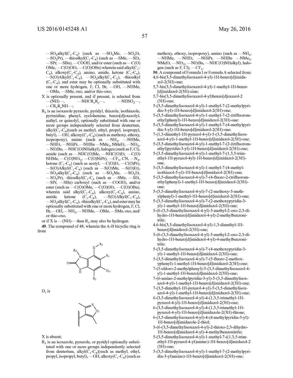 NOVEL SUBSTITUTED BICYCLIC COMPOUNDS AS BROMODOMAIN INHIBITORS - diagram, schematic, and image 58