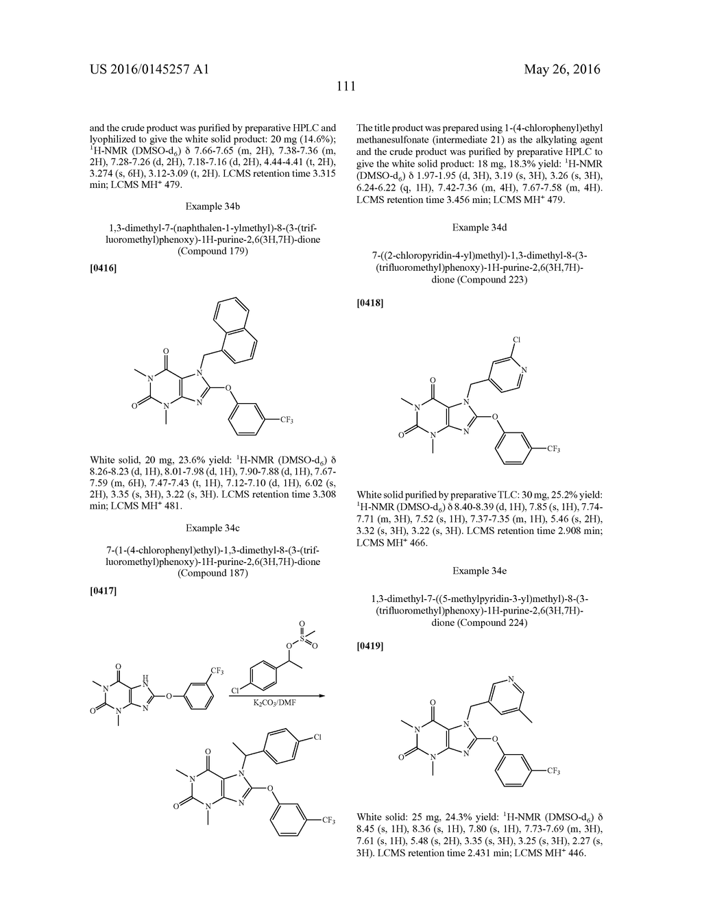 SUBSTITUTED XANTHINES AND METHODS OF USE THEREOF - diagram, schematic, and image 112