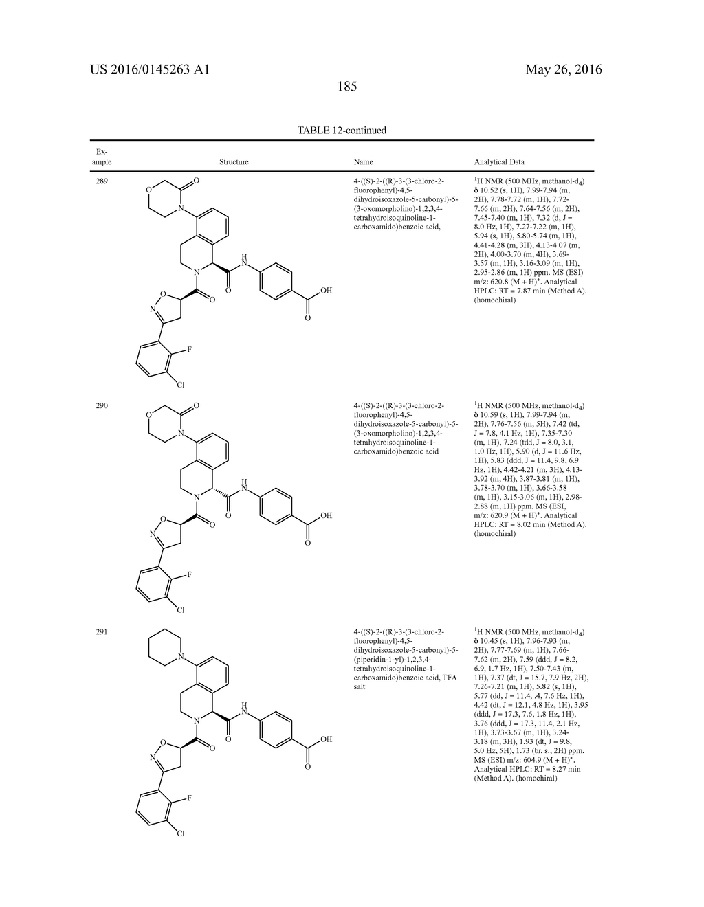 TETRAHYDROISOQUINOLINES CONTAINING SUBSTITUTED AZOLES AS FACTOR XIA     INHIBITORS - diagram, schematic, and image 186