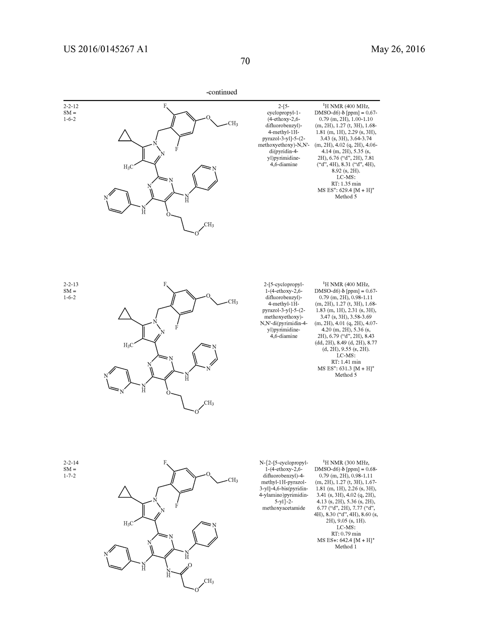 HETEROARYL SUBSTITUTED PYRAZOLES - diagram, schematic, and image 70