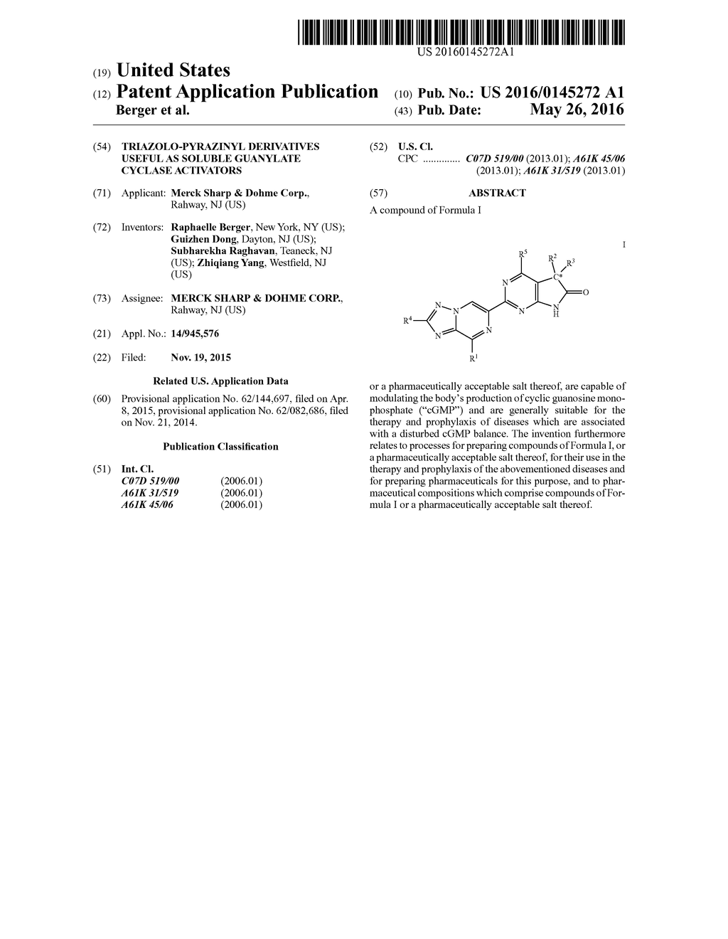 TRIAZOLO-PYRAZINYL DERIVATIVES USEFUL AS SOLUBLE GUANYLATE CYCLASE     ACTIVATORS - diagram, schematic, and image 01