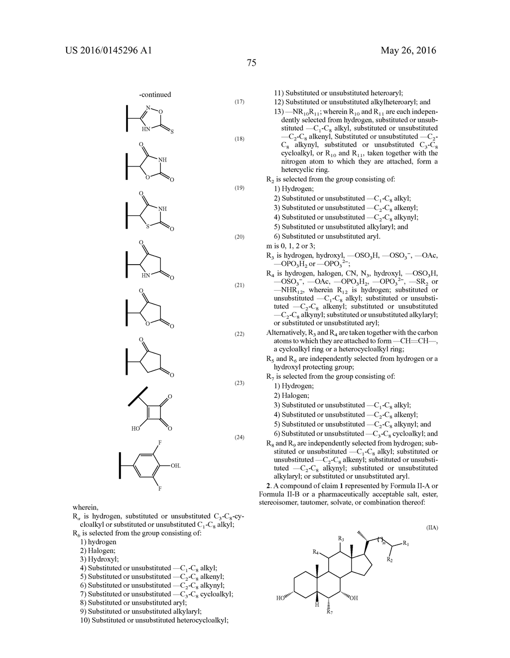 BILE ACID ANALOGS AS FXR/TGR5 AGONISTS AND METHODS OF USE THEREOF - diagram, schematic, and image 76