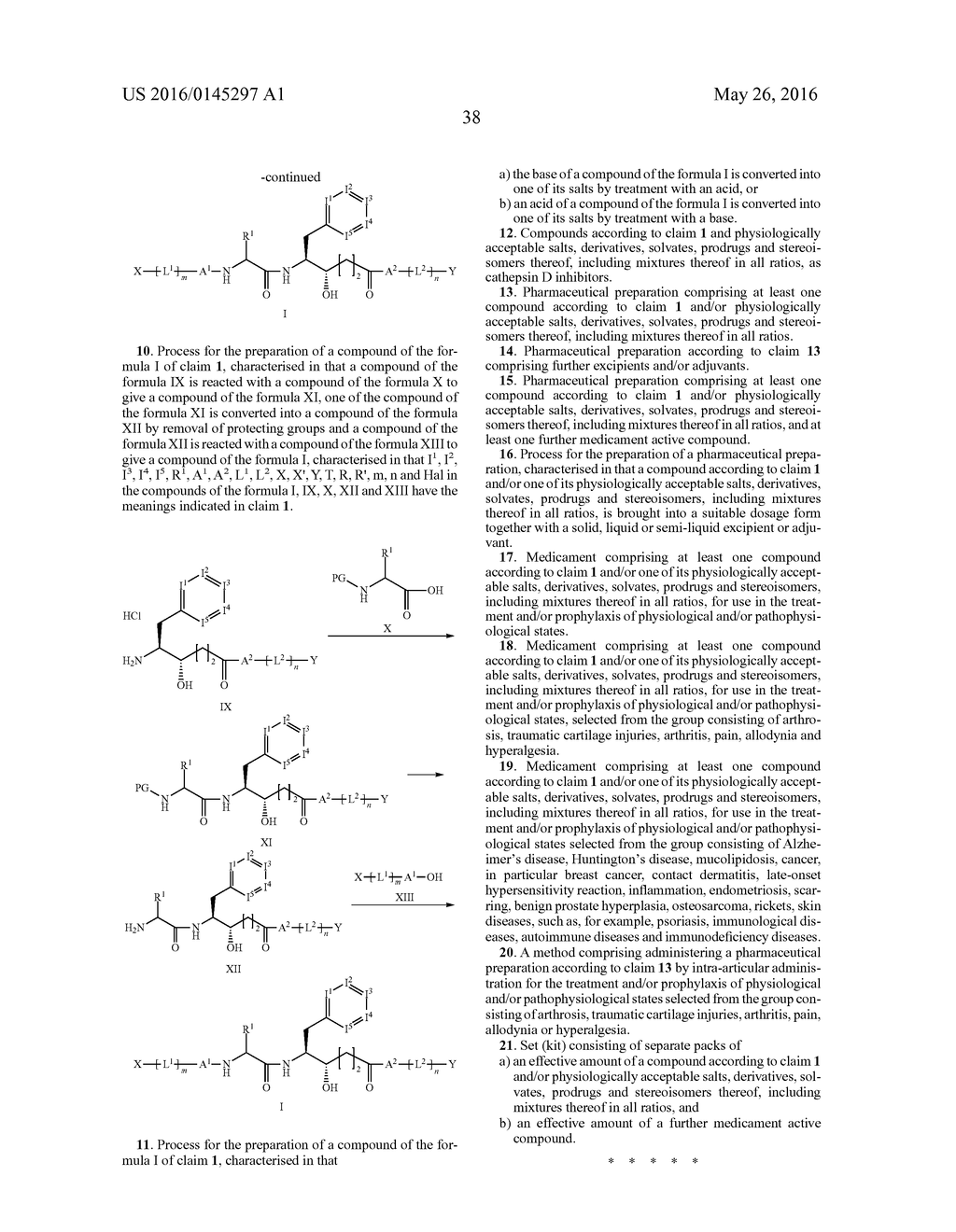 HYDROXY-ETHYLENE DERIVATIVES FOR THE TREATMENT OF ARTHROSIS - diagram, schematic, and image 39