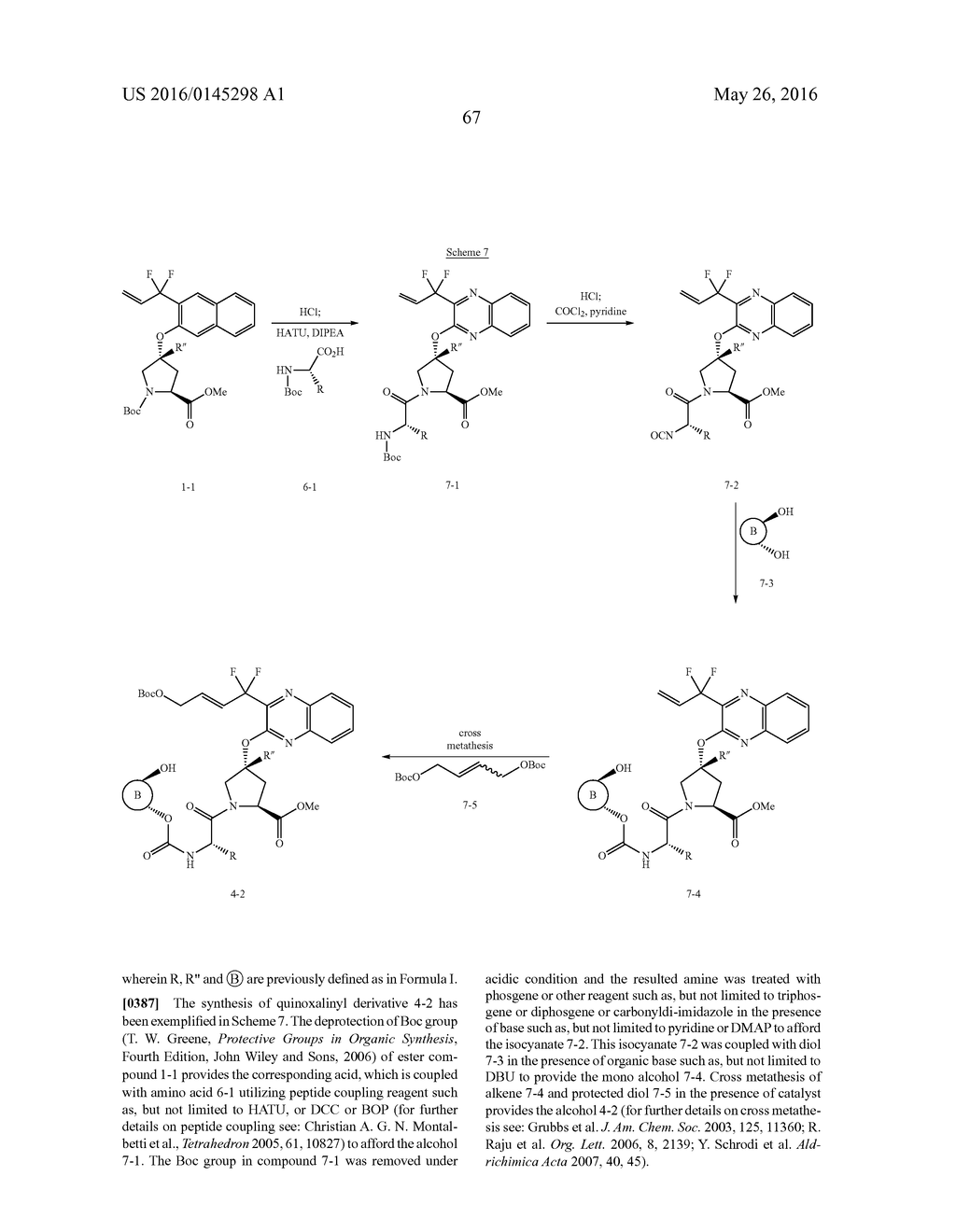MACROCYCLIC PROLINE DERIVED HCV SERINE PROTEASE INHIBITORS - diagram, schematic, and image 68