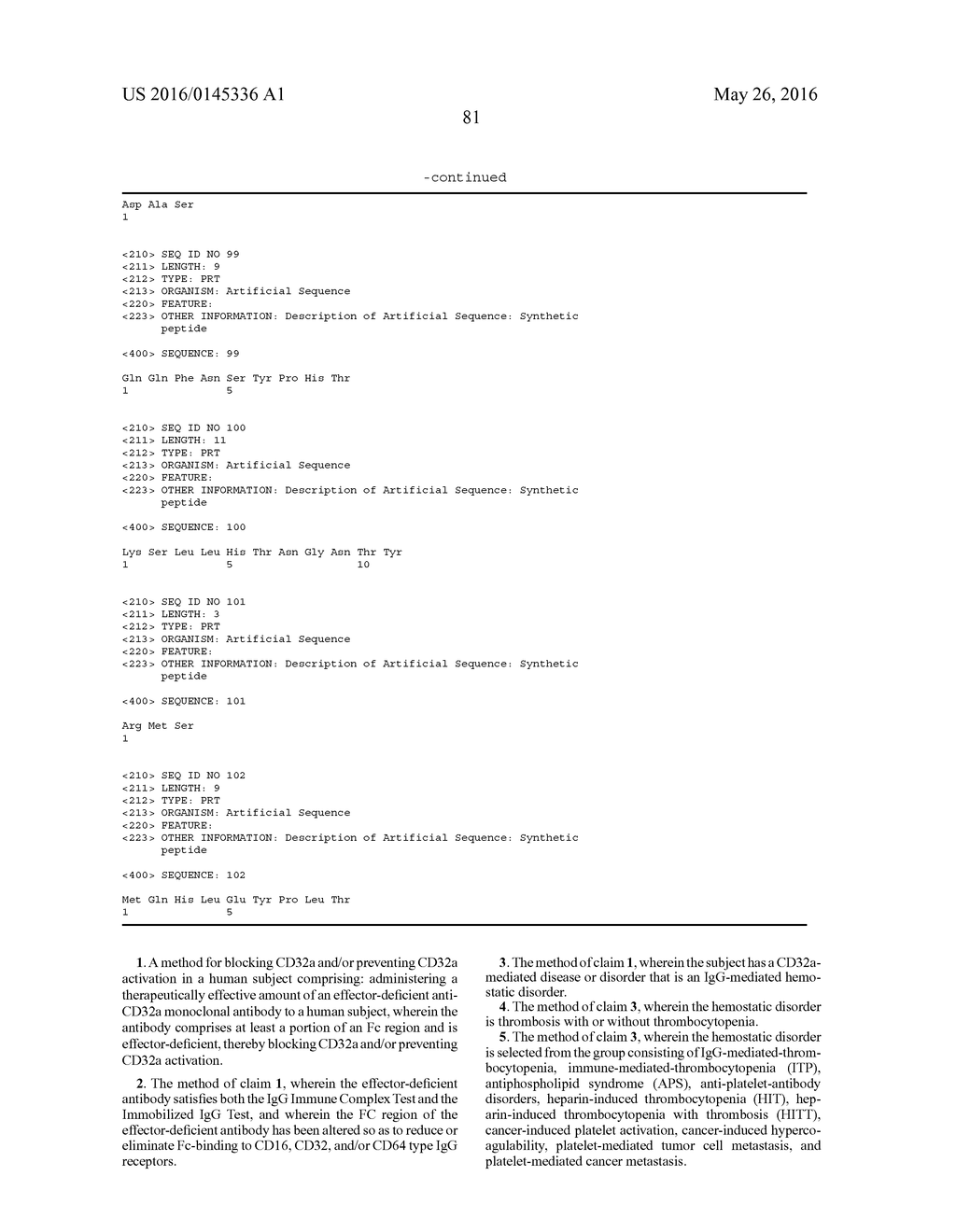 EFFECTOR-DEFICIENT ANTI-CD32A  ANTIBODIES - diagram, schematic, and image 111