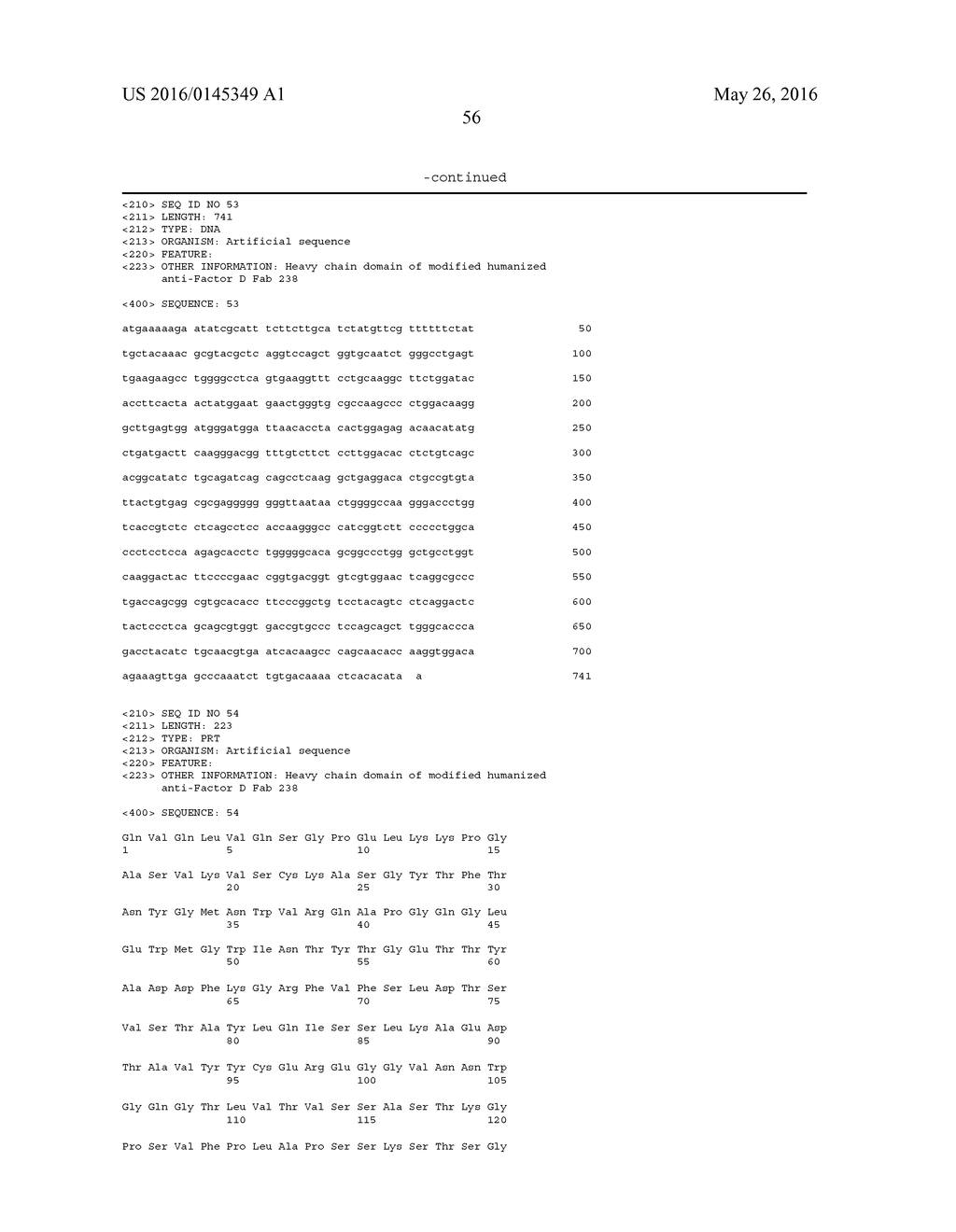 Humanized Anti-Factor D Antibodies And Uses Thereof - diagram, schematic, and image 70