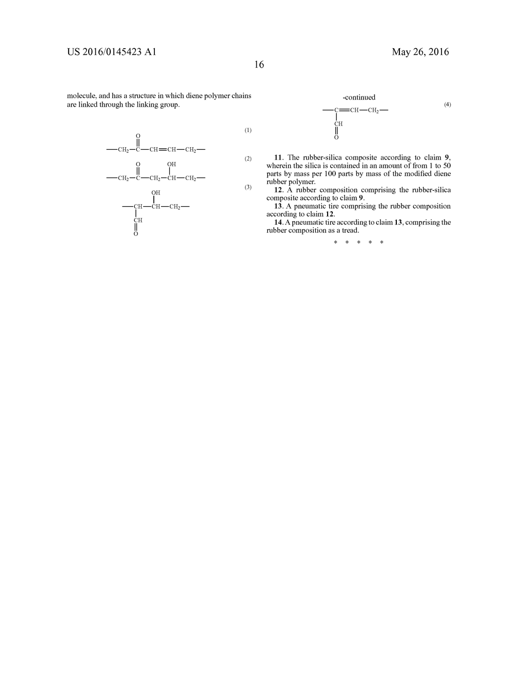 RUBBER-SILICA COMPOSITE AND METHOD FOR PRODUCING SAME, AND RUBBER     COMPOSITION AND PNEUMATIC TIRE - diagram, schematic, and image 17