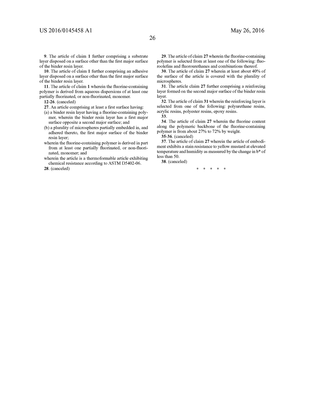 STAIN RESISTANT MICROSPHERE ARTICLES - diagram, schematic, and image 28