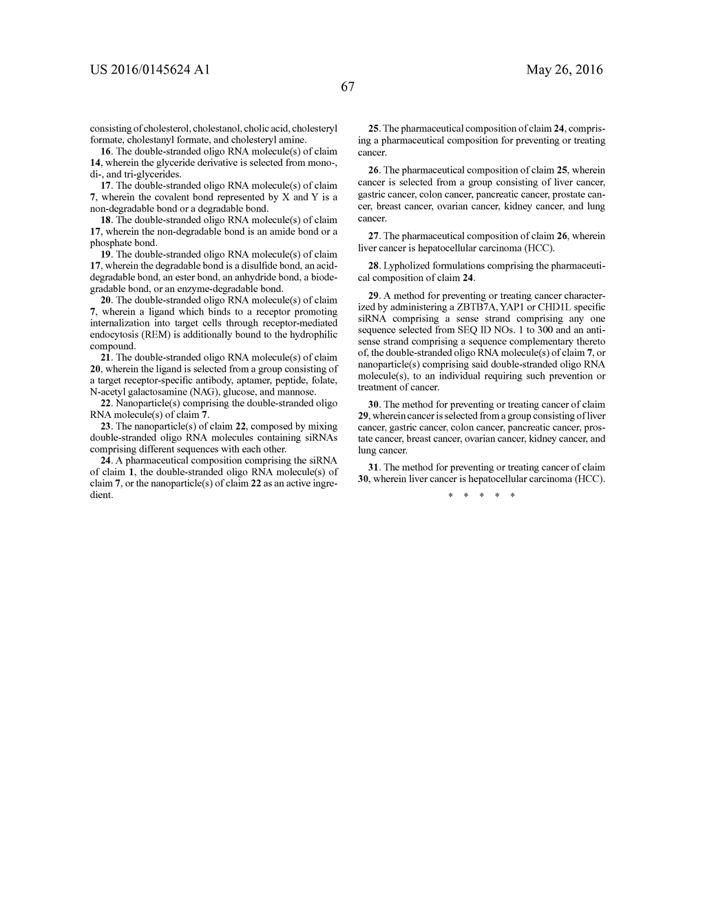 LIVER CANCER RELATED GENES-SPECIFIC siRNA, DOUBLE-STRANDED OLIGO RNA     MOLECULES COMPRISING THE siRNA, AND COMPOSITION FOR PREVENTING OR     TREATING CANCER COMPRISING THE SAME - diagram, schematic, and image 77