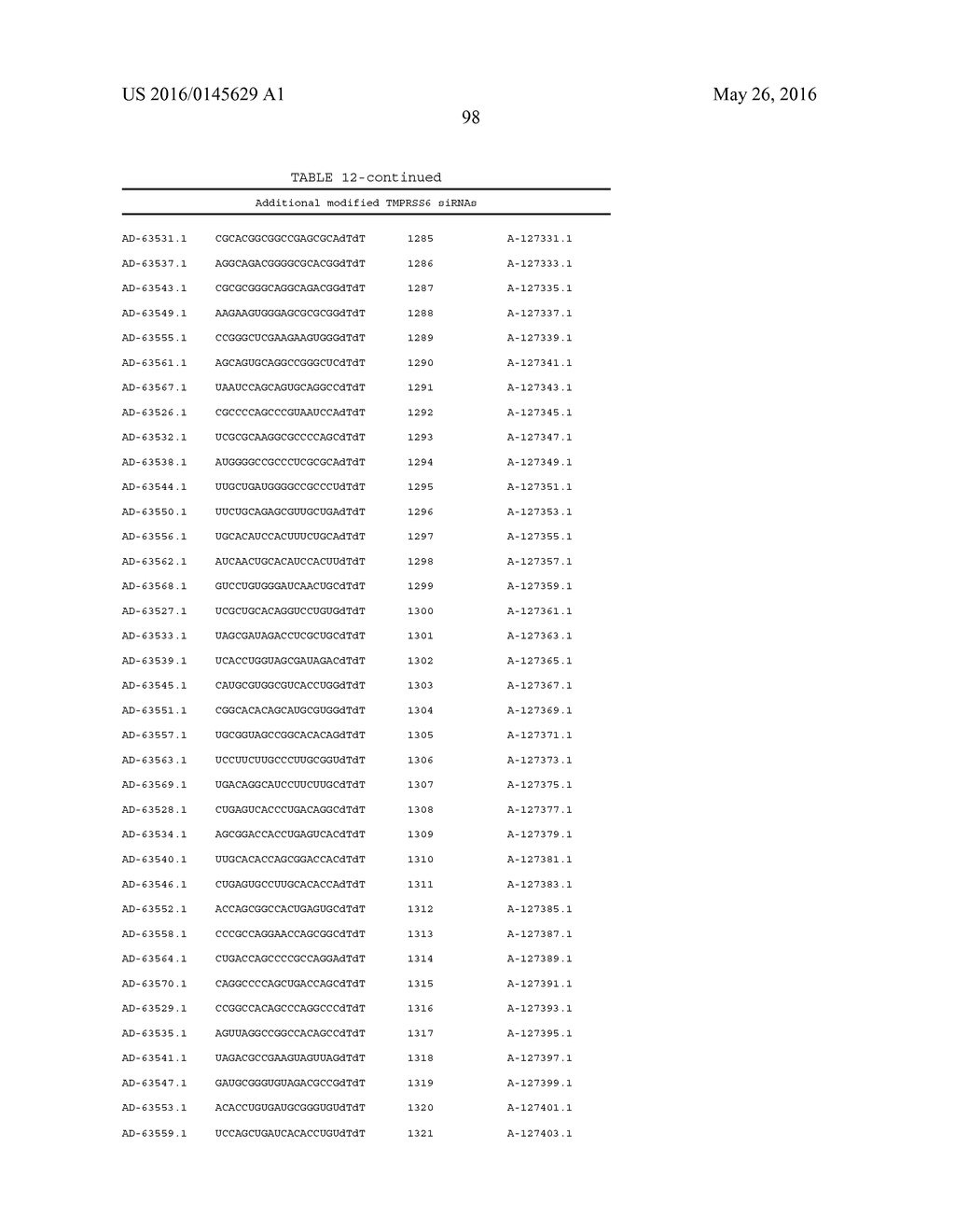 TMPRSS6 iRNA COMPOSITIONS AND METHODS OF USE THEREOF - diagram, schematic, and image 118