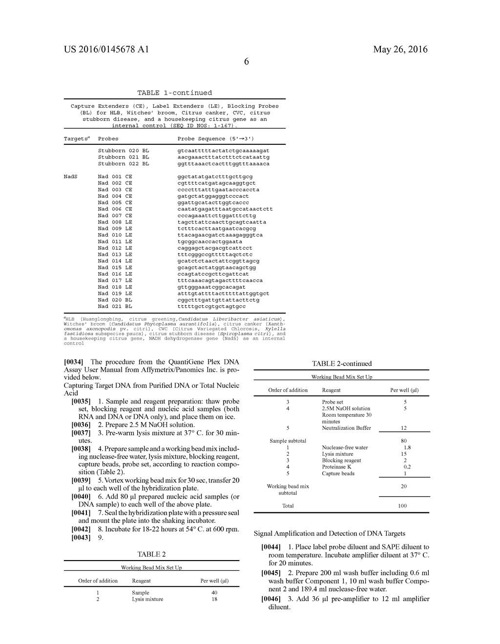 MULTIPLEX ASSAY FOR THE DETECTION OF AT LEAST TWO CITRUS PATHOGENS - diagram, schematic, and image 09