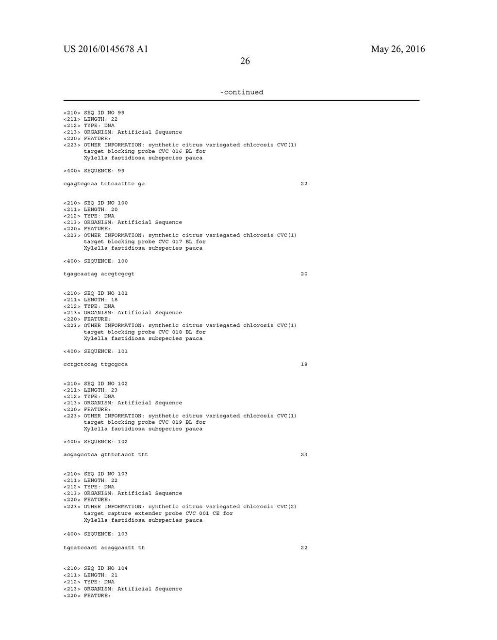 MULTIPLEX ASSAY FOR THE DETECTION OF AT LEAST TWO CITRUS PATHOGENS - diagram, schematic, and image 29