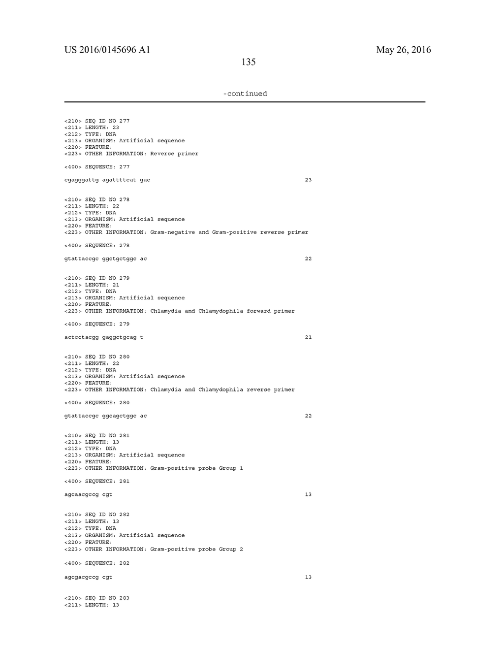 MICROBIAL MARKERS AND USES THEREFOR - diagram, schematic, and image 137