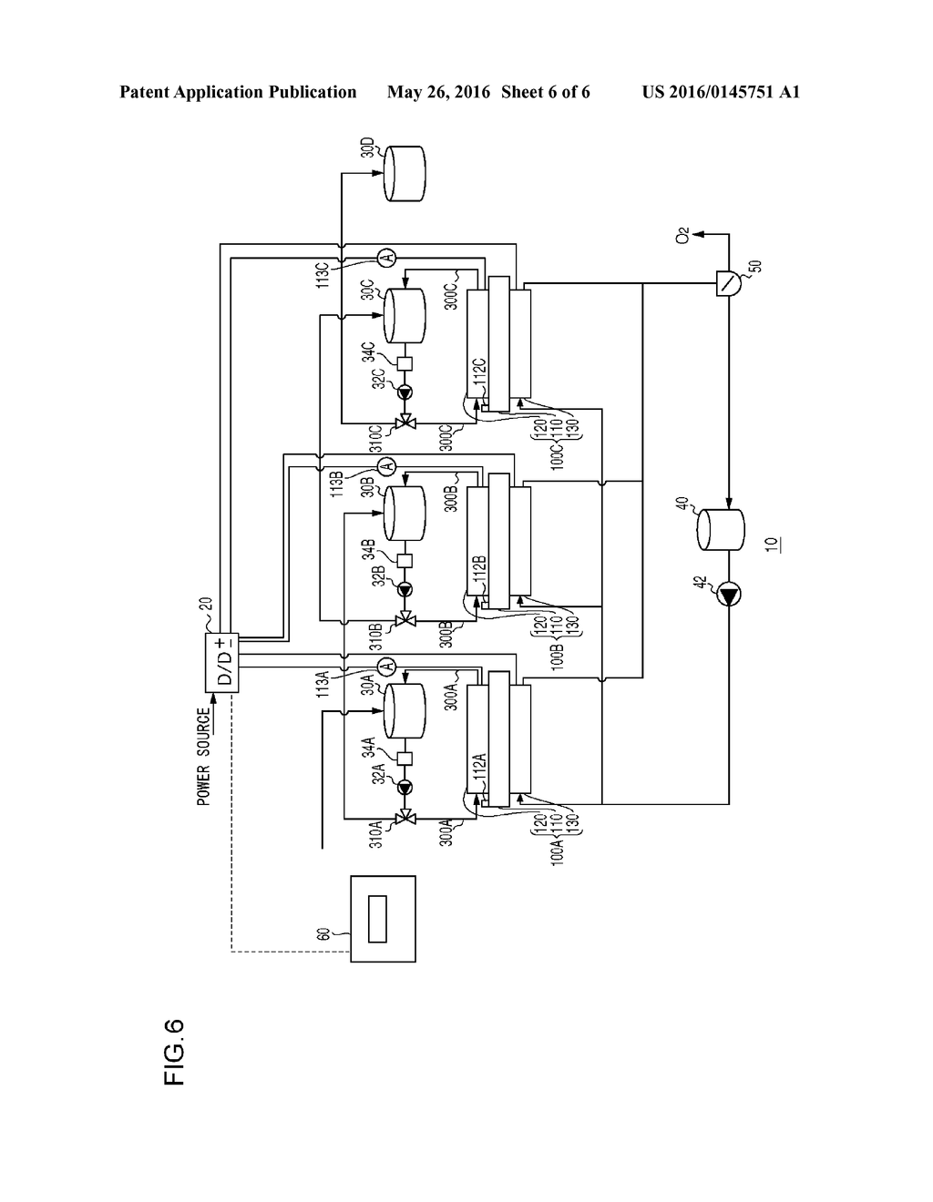 ELECTROCHEMICAL REDUCTION DEVICE AND METHOD FOR MANUFACTURING HYDRIDE OF     AROMATIC COMPOUND - diagram, schematic, and image 07