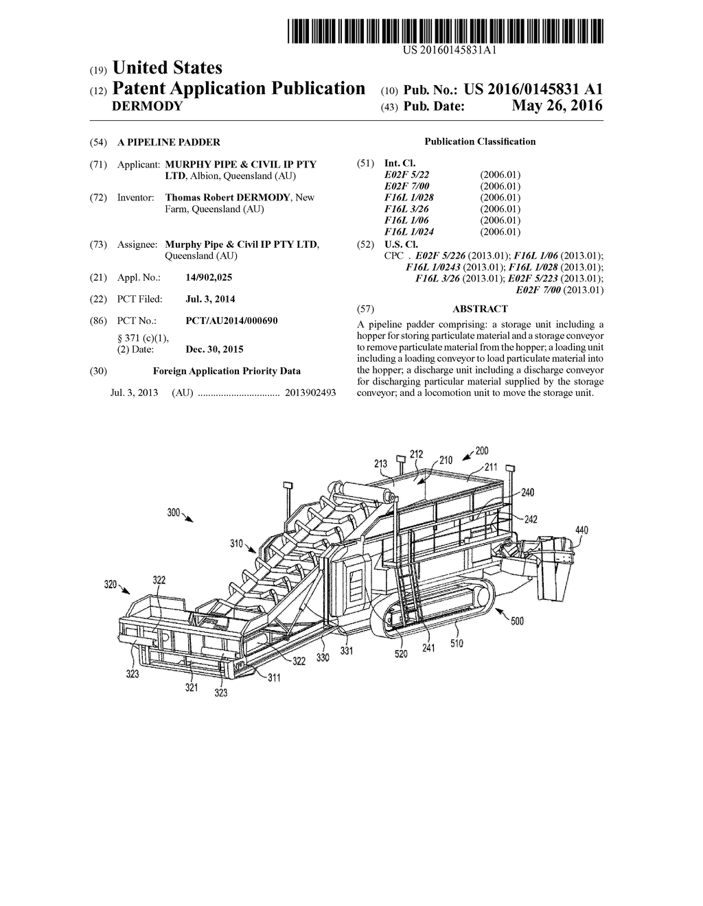 A PIPELINE PADDER - diagram, schematic, and image 01