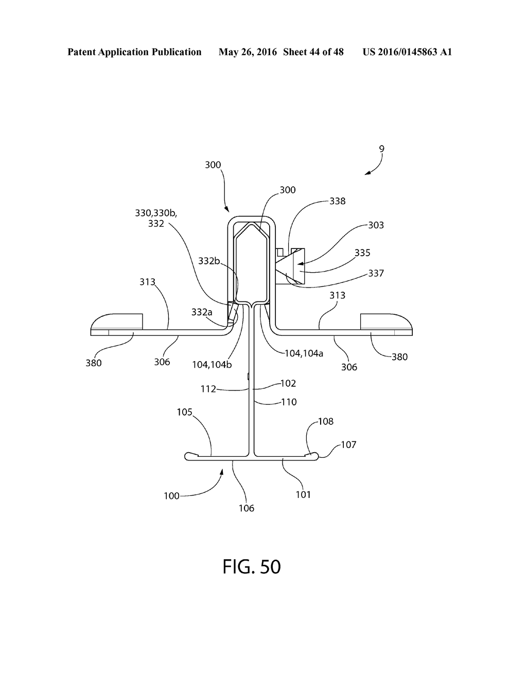 ASSEMBLY FOR SUPPORTING CEILING PANELS AND CEILING SYSTEM INCORPORATING     THE SAME - diagram, schematic, and image 45